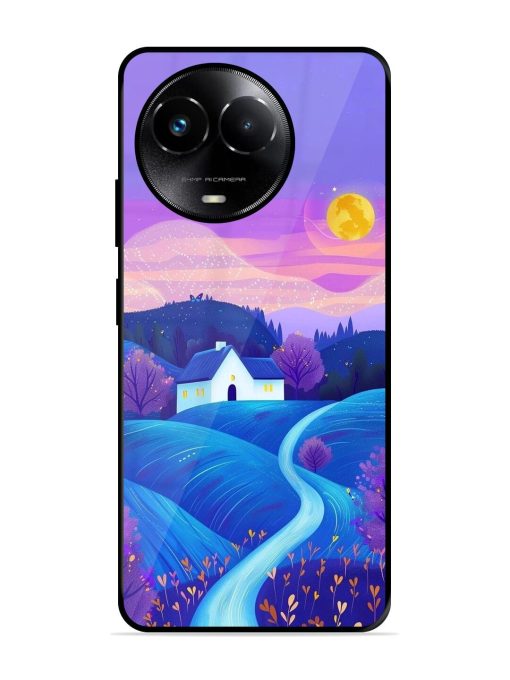 Moonlit Meadow Glossy Soft Edge Case for Realme 11X (5G) Chachhi