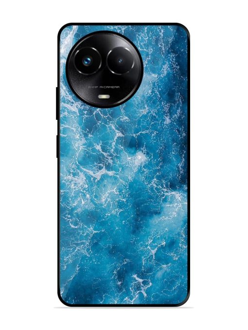 Oceanic Abyss Glossy Soft Edge Case for Realme 11X (5G) Chachhi