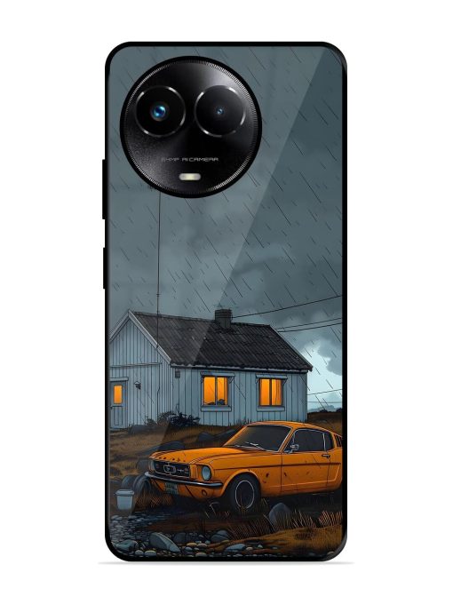 Rainy Day Retreat Glossy Soft Edge Case for Realme 11X (5G)