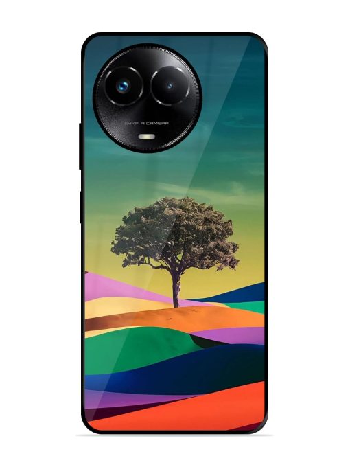 Rainbow'S Lone Sentinel Glossy Soft Edge Case for Realme 11X (5G) Chachhi