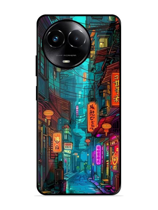 Neon Nightscape Glossy Soft Edge Case for Realme 11X (5G)