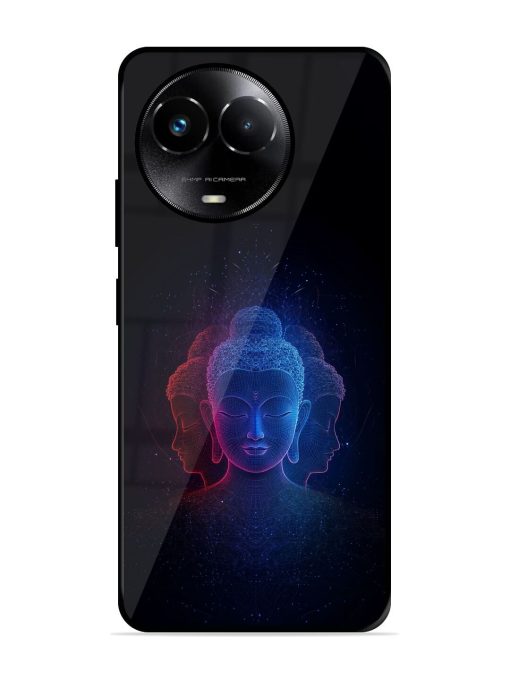 Neon Nirvana Glossy Soft Edge Case for Realme 11X (5G) Chachhi