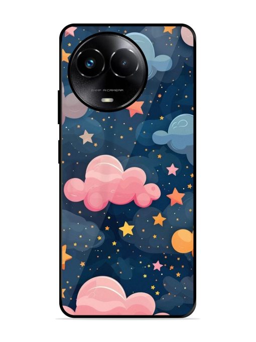 Twinkling Dreams Glossy Soft Edge Case for Realme 11X (5G) Chachhi