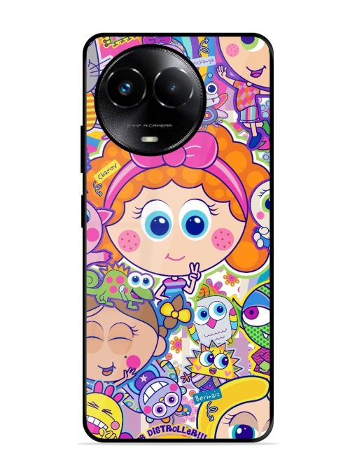 Distroller Friends Glossy Soft Edge Case for Realme 11X (5G) Chachhi