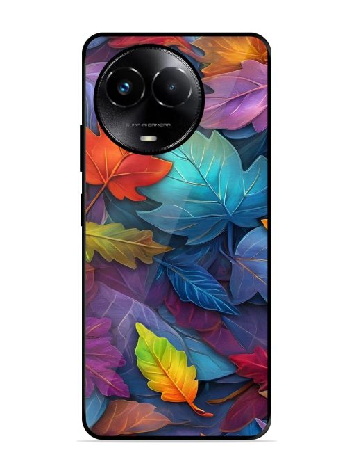 Autumn'S Embrace Glossy Soft Edge Case for Realme 11X (5G) Chachhi