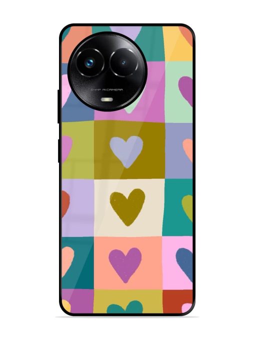 Box Of Hearts Glossy Soft Edge Case for Realme 11X (5G) Chachhi