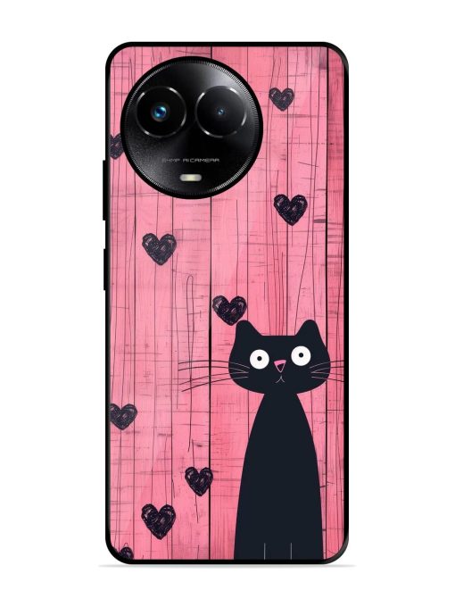 Feline Valentine'S Day Glossy Soft Edge Case for Realme 11X (5G) Chachhi