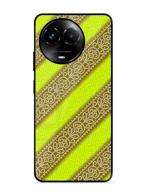 Golden Bandana Bliss Glossy Soft Edge Case for Realme 11X (5G) Chachhi