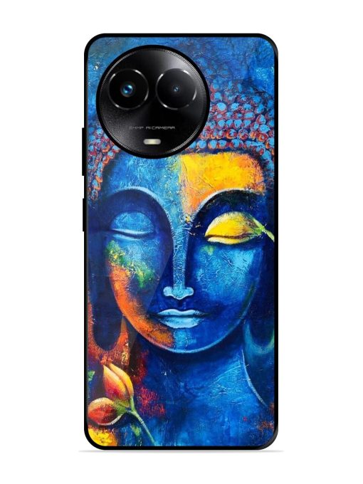 Enlightened Serenity Glossy Soft Edge Case for Realme 11X (5G) Chachhi