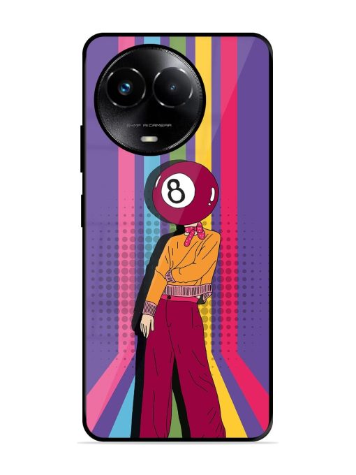 Eight Ball Fashionista Glossy Soft Edge Case for Realme 11X (5G) Chachhi