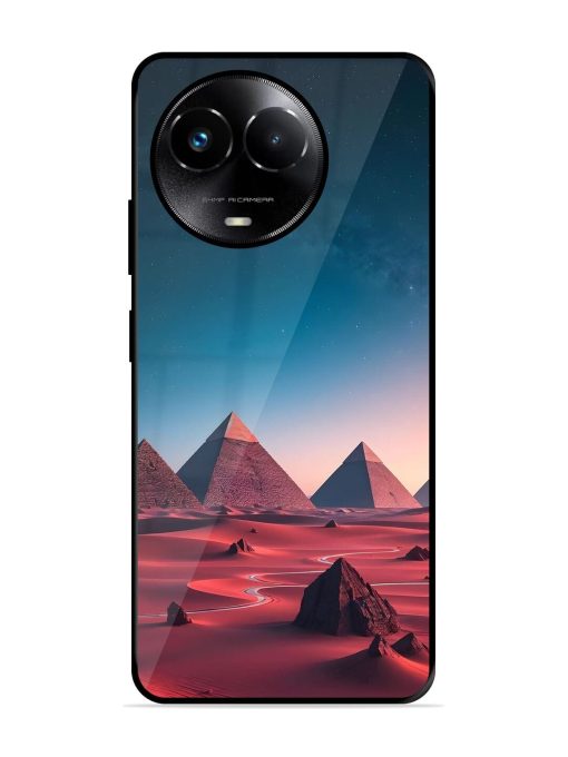 Ancient Wonders Sky Glossy Soft Edge Case for Realme 11X (5G) Chachhi