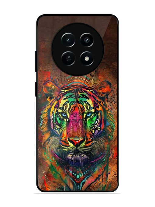 Cosmic Tiger Glossy Soft Edge Case for Realme 12 (5G)