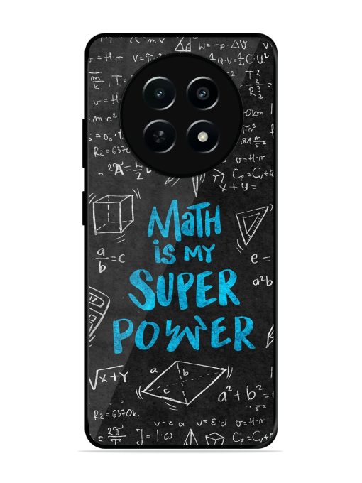 Math Magic Glossy Soft Edge Case for Realme 12 (5G) Chachhi