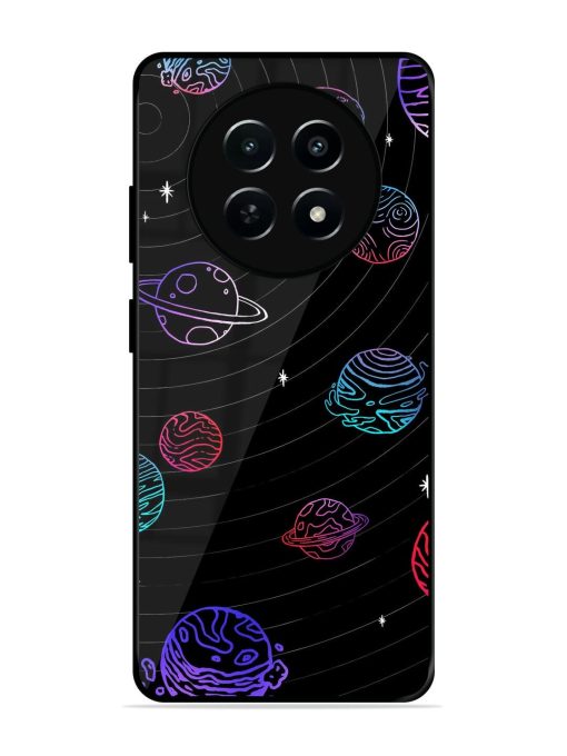 Cosmic Ballet Glossy Soft Edge Case for Realme 12 (5G) Chachhi