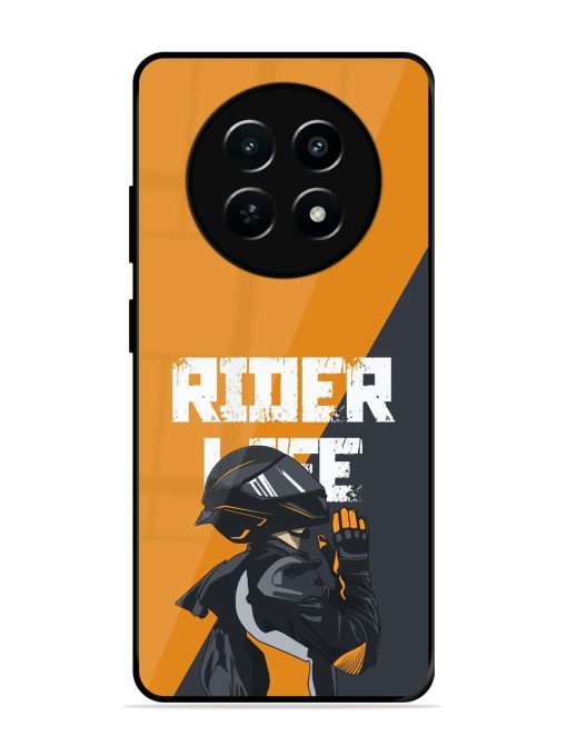 Ride Never Ends Glossy Soft Edge Case for Realme 12 (5G) Chachhi