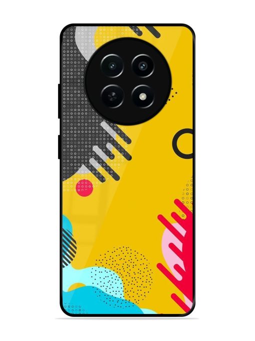 Neon Pop Glossy Soft Edge Case for Realme 12 (5G) Chachhi