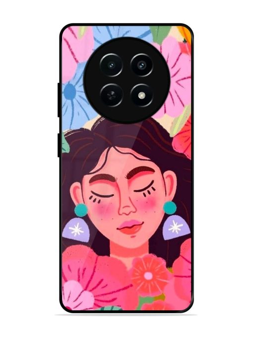 Blooming Serenity Glossy Soft Edge Case for Realme 12 (5G) Chachhi