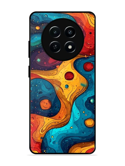 Cosmic Swirl Glossy Soft Edge Case for Realme 12 (5G) Chachhi