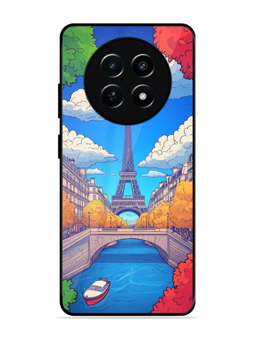 Parisian Panorama Glossy Soft Edge Case for Realme 12 (5G) Chachhi