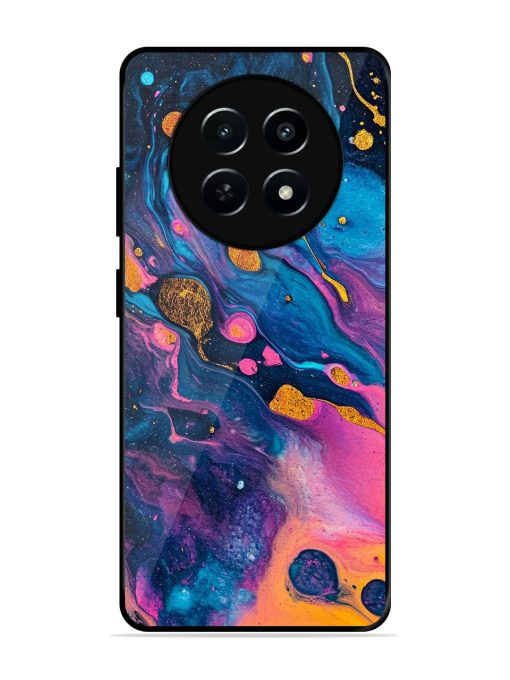 Cosmic Swirl Glossy Soft Edge Case for Realme 12 (5G) Chachhi