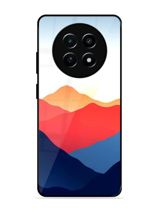 Sunset Peaks Glossy Soft Edge Case for Realme 12 (5G) Chachhi