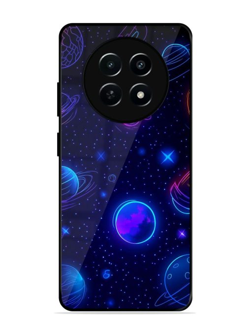 Neon Cosmos Glossy Soft Edge Case for Realme 12 (5G) Chachhi