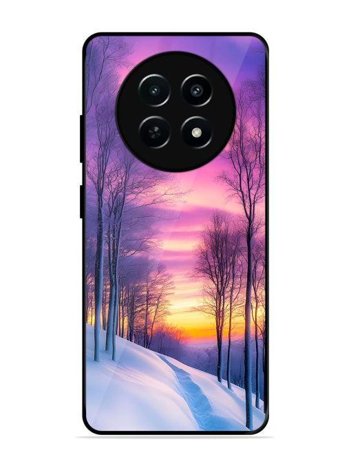 Winter'S Purple Haze Glossy Soft Edge Case for Realme 12 (5G) Chachhi