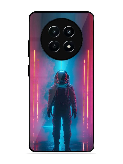 Neon Astronaut Glossy Soft Edge Case for Realme 12 (5G) Chachhi