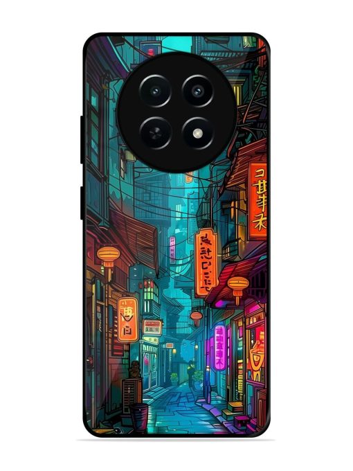 Neon Nightscape Glossy Soft Edge Case for Realme 12 (5G) Chachhi