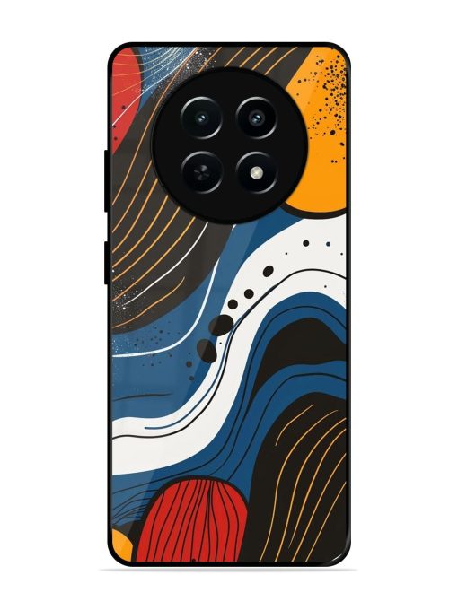 Abstract Expression Glossy Soft Edge Case for Realme 12 (5G) Chachhi