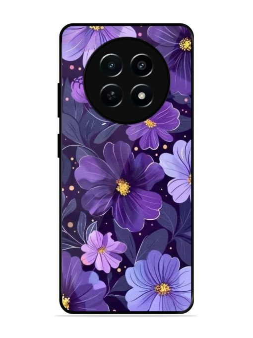 Purple Paradise Glossy Soft Edge Case for Realme 12 (5G) Chachhi