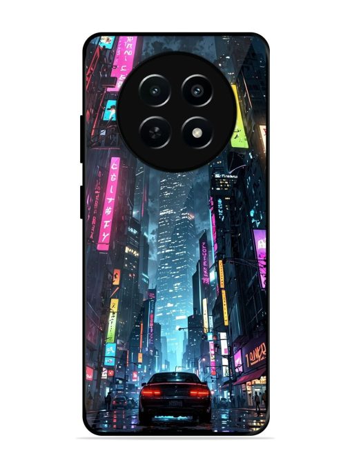 Neon Nightscape Glossy Soft Edge Case for Realme 12 (5G) Chachhi