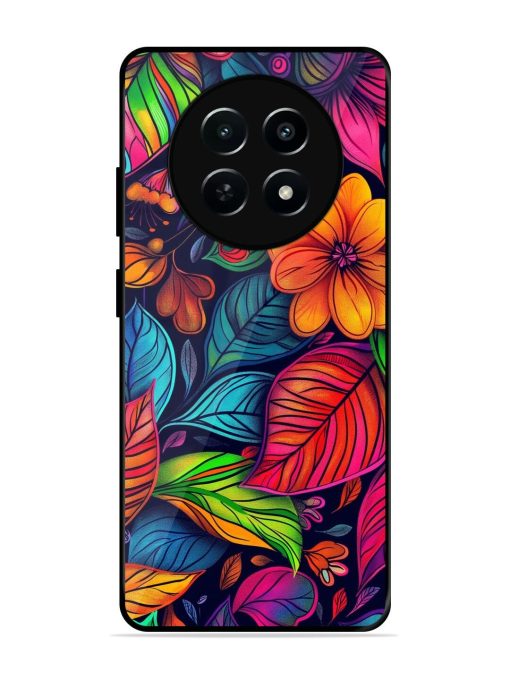 Rainbow Of Blooms Glossy Soft Edge Case for Realme 12 (5G) Chachhi