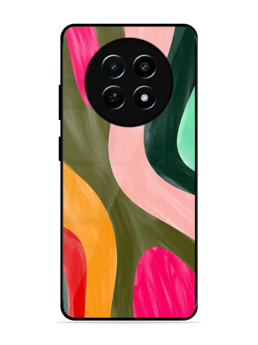 Wavy Wonderland Glossy Soft Edge Case for Realme 12 (5G) Chachhi