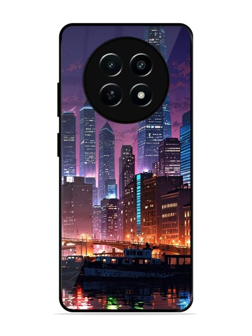 Neon Nightscape Glossy Soft Edge Case for Realme 12 (5G) Chachhi