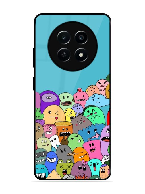 Monster Mash Glossy Soft Edge Case for Realme 12 (5G) Chachhi