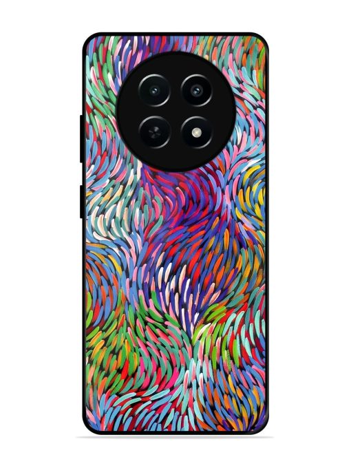 Vibrant Waves Glossy Soft Edge Case for Realme 12 (5G) Chachhi