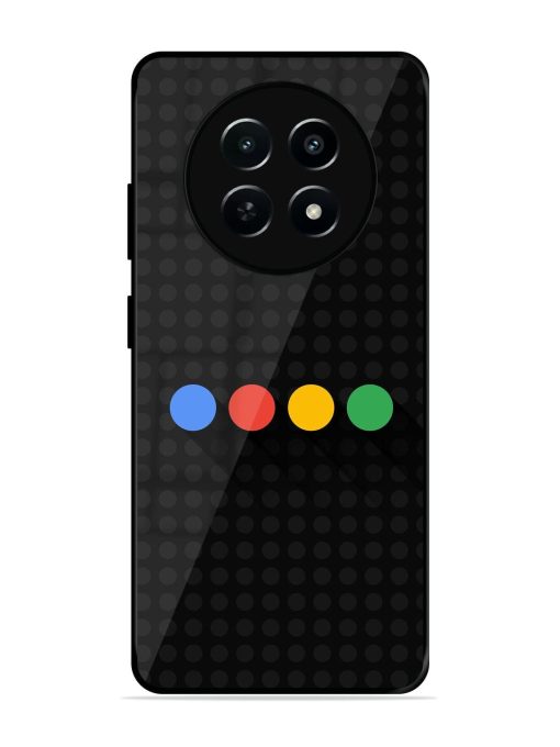 Google Dots Glossy Soft Edge Case for Realme 12 (5G) Chachhi