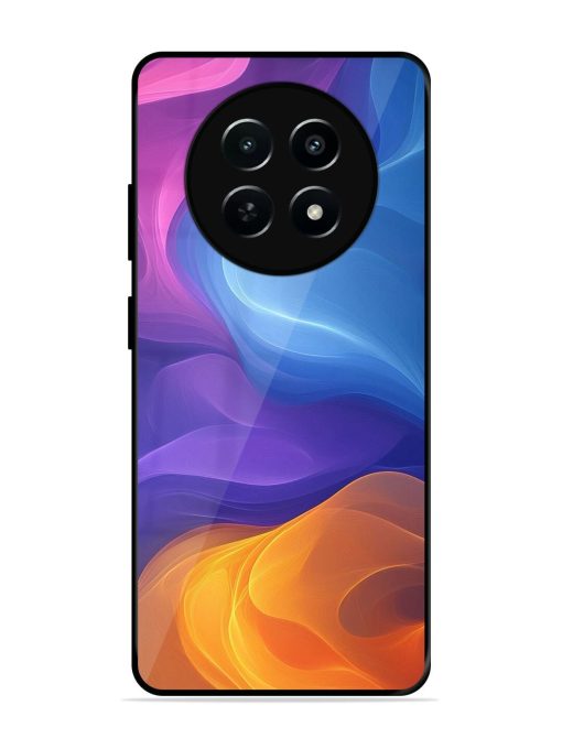 Cosmic Currents Glossy Soft Edge Case for Realme 12 (5G) Chachhi