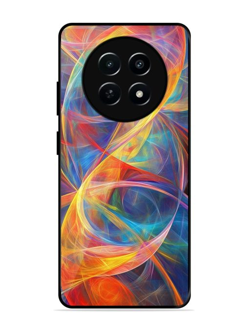 Cosmic Currents Glossy Soft Edge Case for Realme 12 (5G) Chachhi