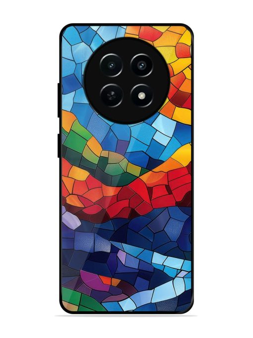 Mosaic Sunset Glossy Soft Edge Case for Realme 12 (5G) Chachhi