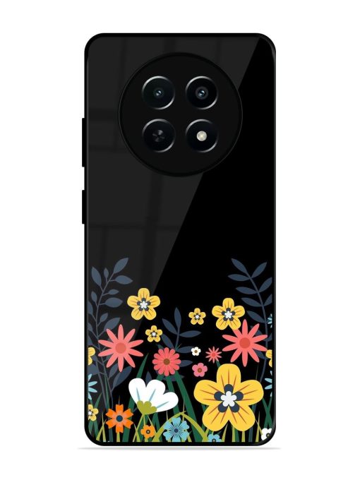 Floral Night Sky Glossy Soft Edge Case for Realme 12 (5G) Chachhi