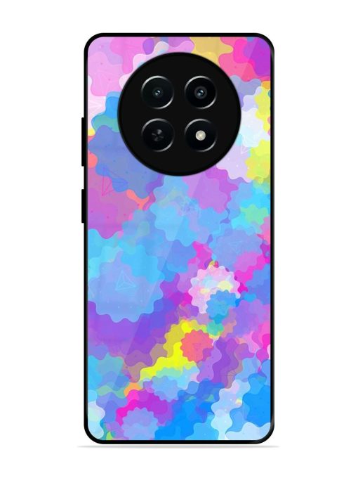 Psychedelic Cloud Burst Glossy Soft Edge Case for Realme 12 (5G) Chachhi