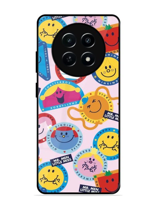 Whimsical Mr. Men & Little Miss Glossy Soft Edge Case for Realme 12 (5G) Chachhi