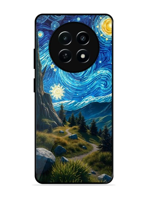 Starry Night In The Shire Glossy Soft Edge Case for Realme 12 (5G) Chachhi