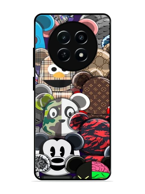 Streetwear Bearbrick Extravaganza Glossy Soft Edge Case for Realme 12 (5G) Chachhi