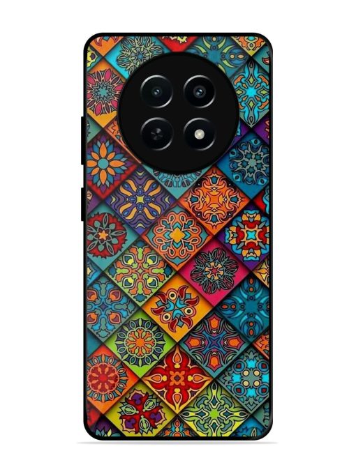 Patchwork Mandala Mosaic Glossy Soft Edge Case for Realme 12 (5G) Chachhi