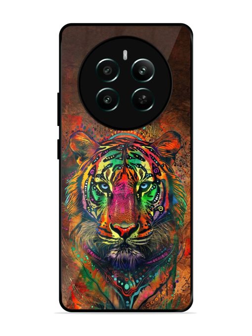 Cosmic Tiger Glossy Soft Edge Case for Realme 12 Plus (5G) Chachhi