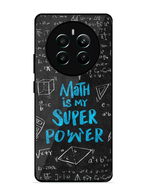 Math Magic Glossy Soft Edge Case for Realme 12 Plus (5G) Chachhi