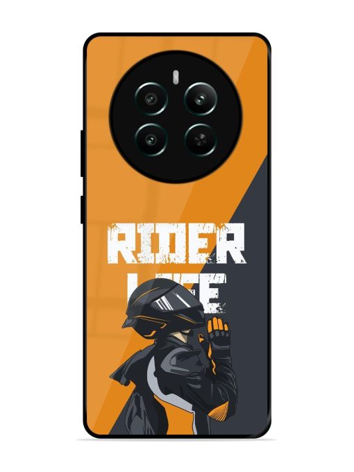 Ride Never Ends Glossy Soft Edge Case for Realme 12 Plus (5G) Chachhi